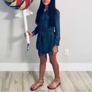A beautiful denim dress from Nordstrom